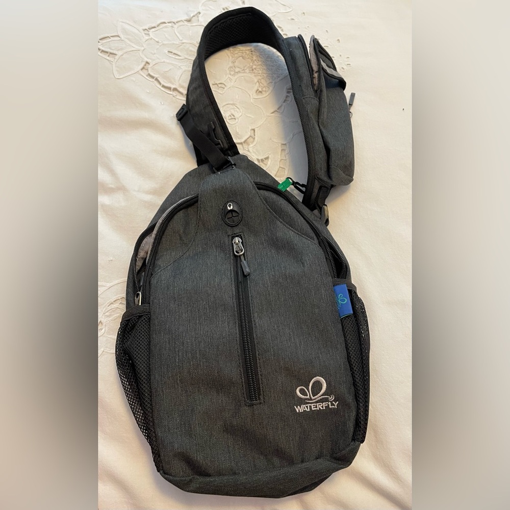 Watery cross body travel sling bag